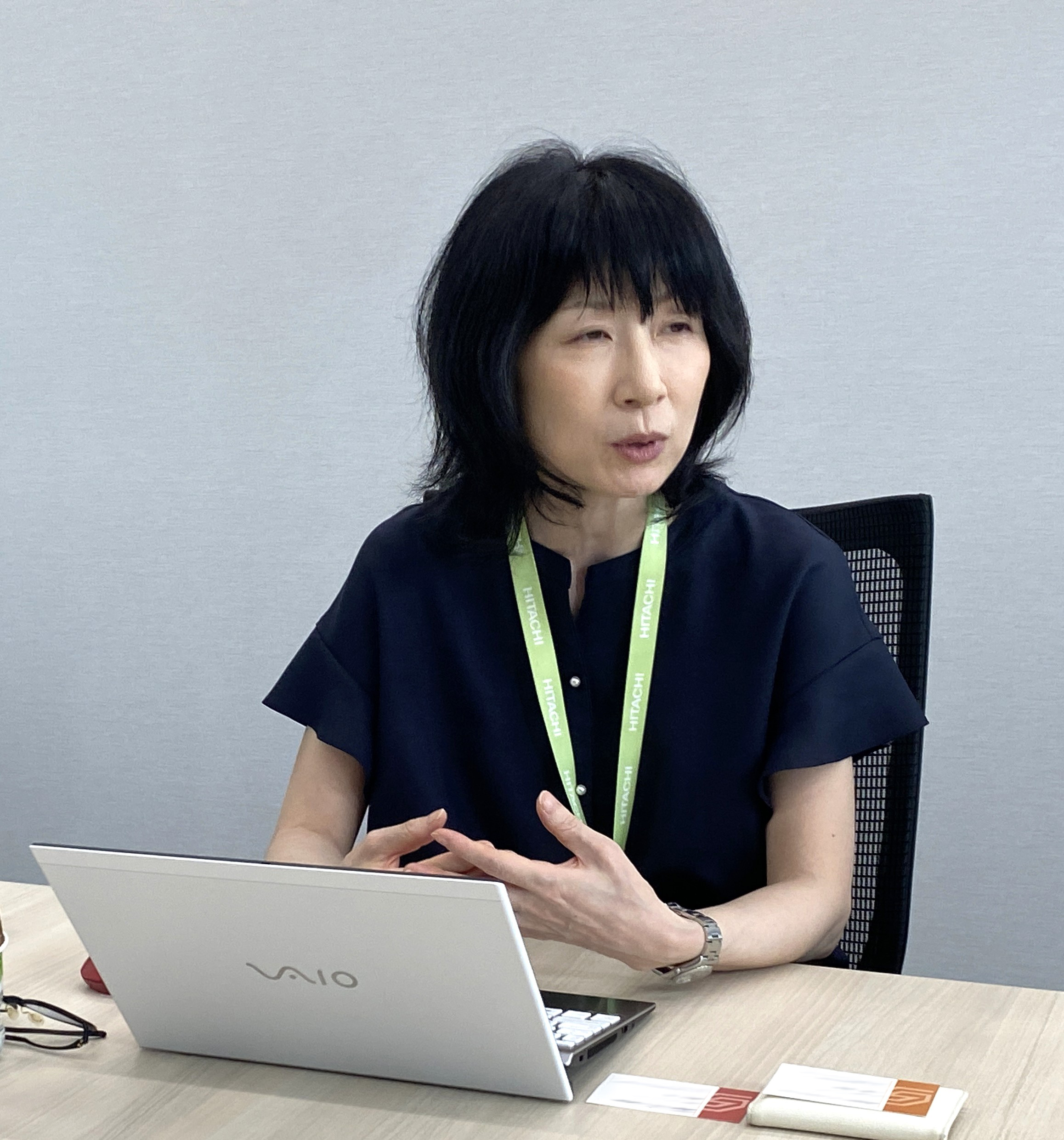 株式会社日立製作所 小林様 インタビュー風景